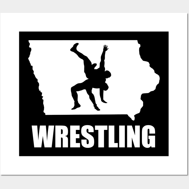 Iowa Wrestling Wall Art by Ruiz Combat Grappling